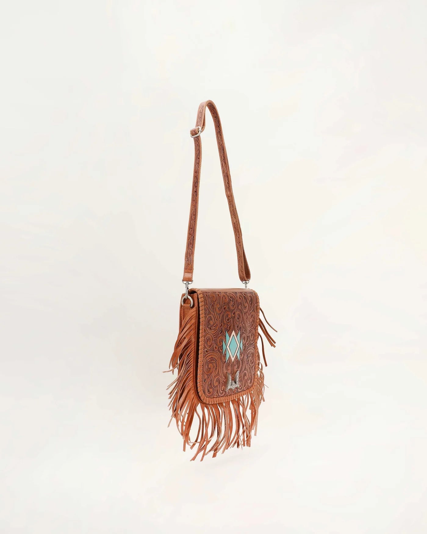 Loyal West Luciana Fringe Crossbody Purse
