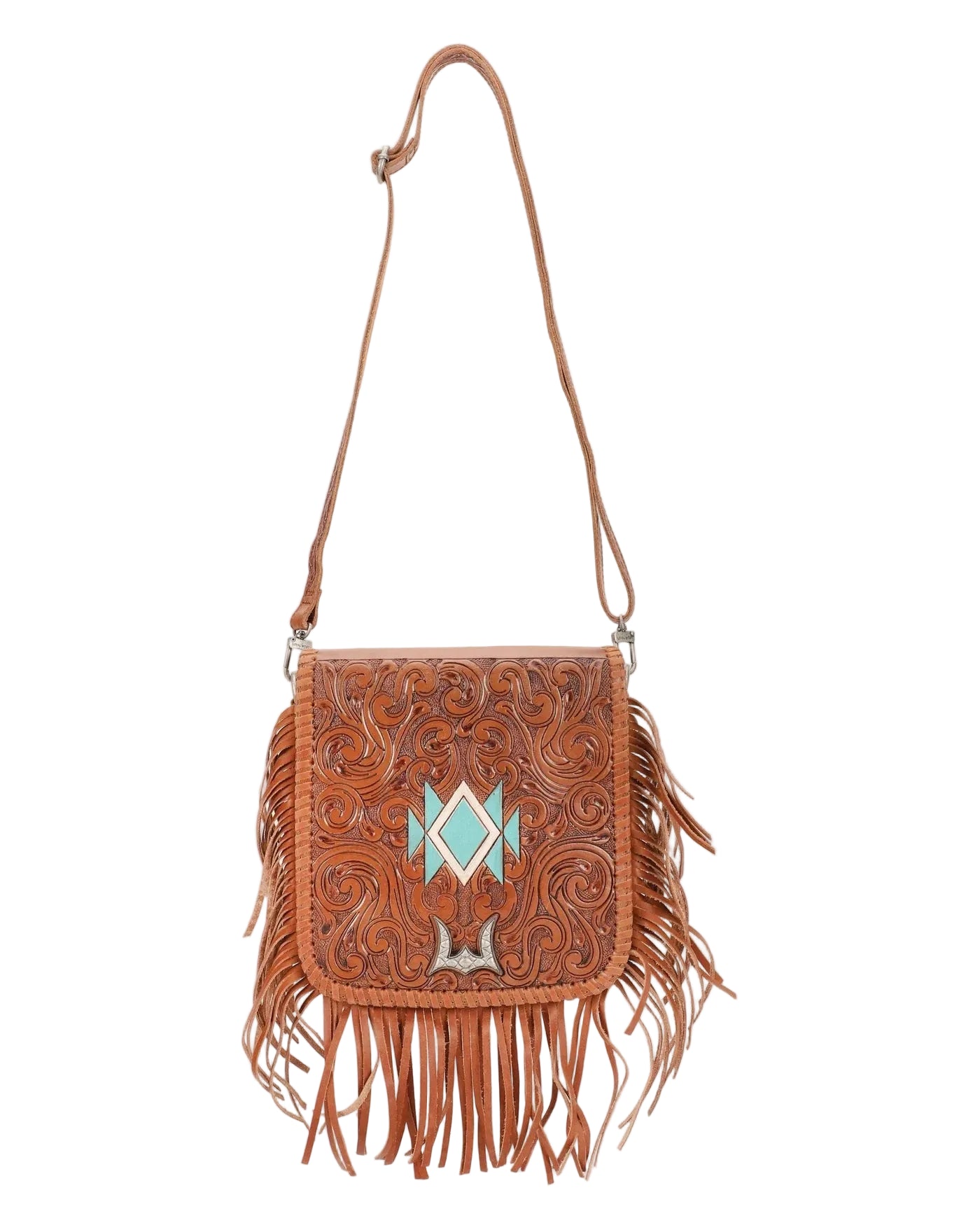 Loyal West Luciana Fringe Crossbody Purse
