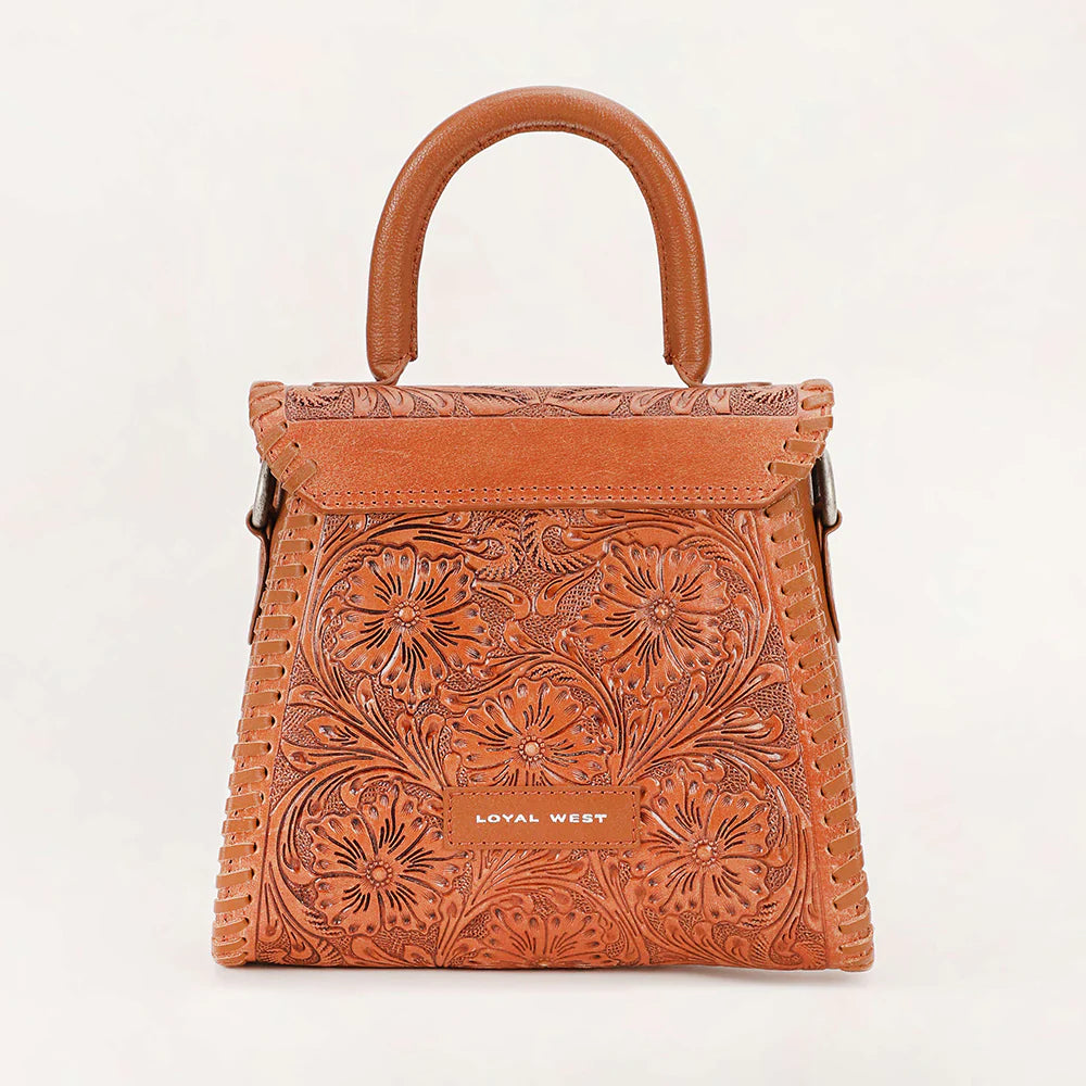 Purse Leon Mini Hand Tooled