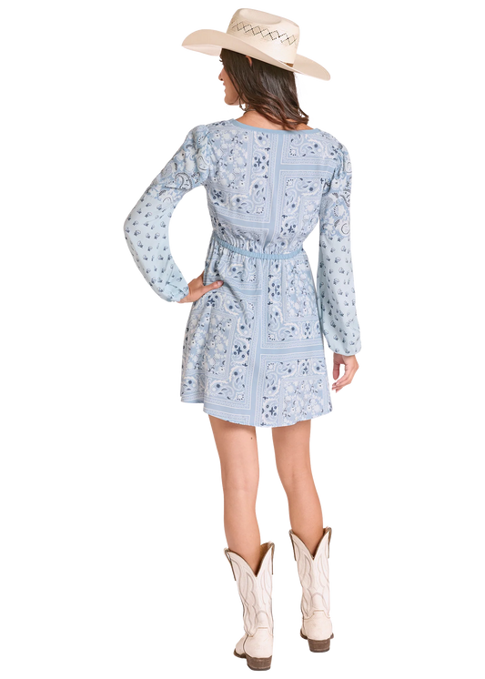 Women's Challis Mini Dress Panhandle Slim