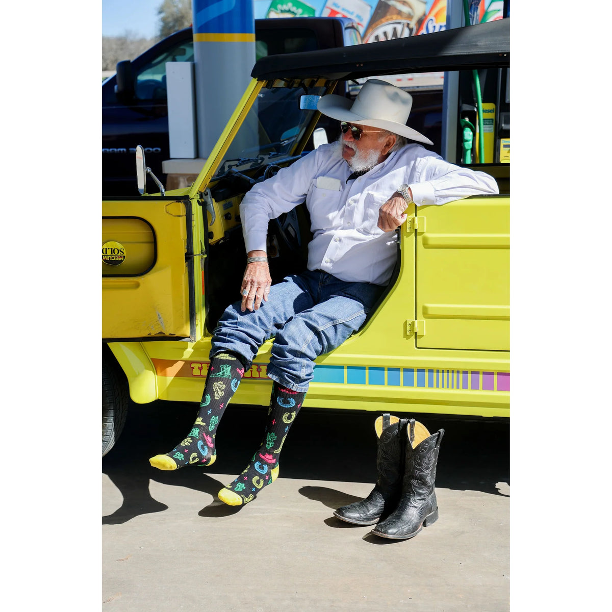 Socks Neon Wrangler Lucky Chuck
