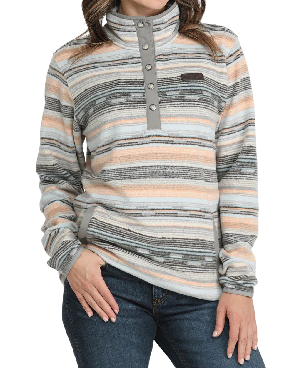 Pullover Women's Polar Fleece Cinch