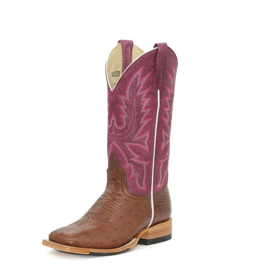 Boots Women's Kango Tobacco Smooth Ostrich Macie Bean