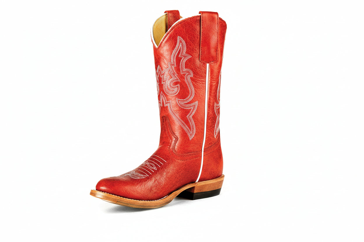 Boots Girl's Rodeo Red Macie Bean Kids