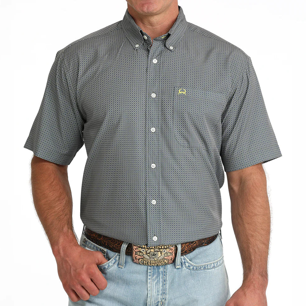 Button Down Men's ArenaFlex Short Sleeve Cinch