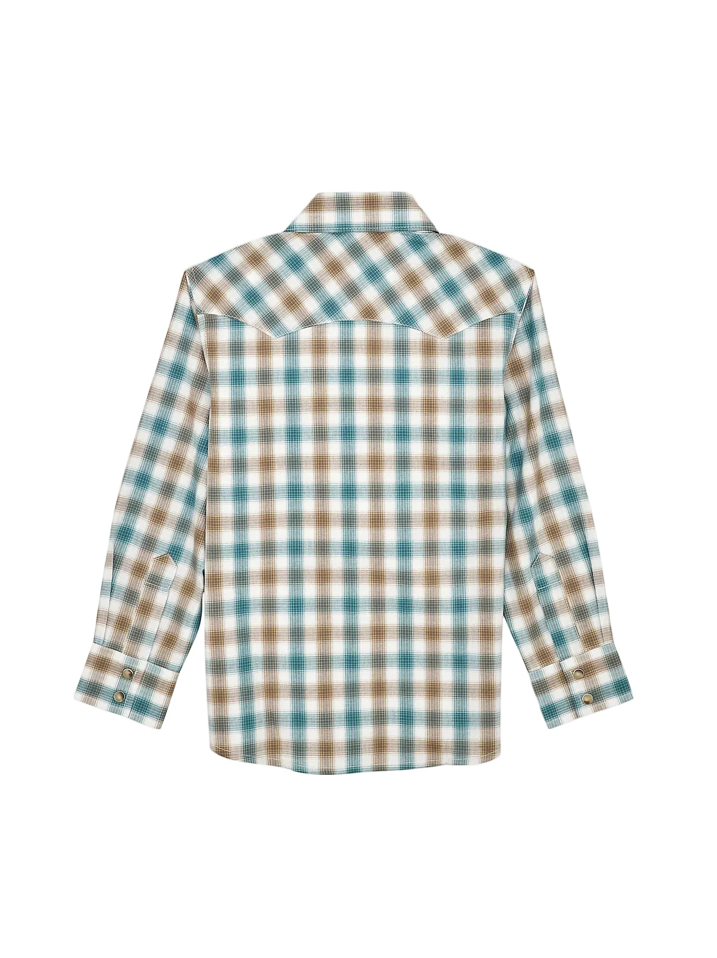 Pearl Snap Boy's Plaid Wrangler