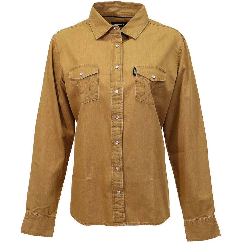 Pearl Snap Women's Del Denim Hooey