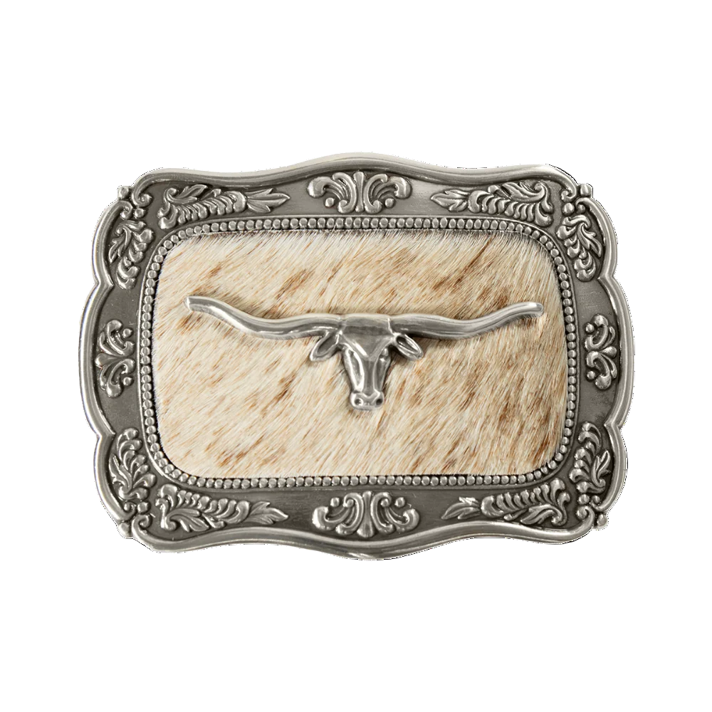Buckle Longhorn Horse Hair Blazin Roxx