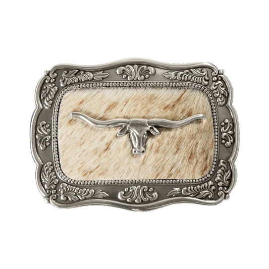 Buckle Longhorn Horse Hair Blazin Roxx