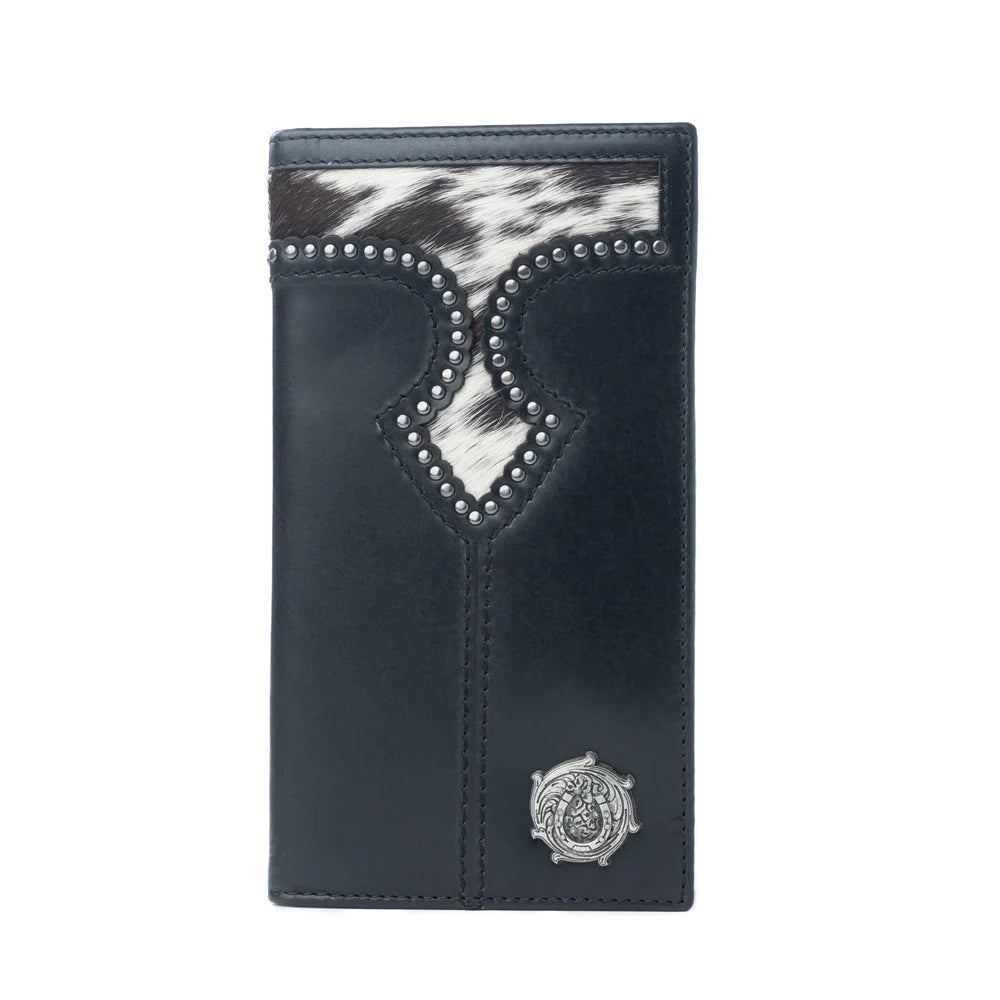 Frontier Hair on Cowhide Bi-Fold Wallet