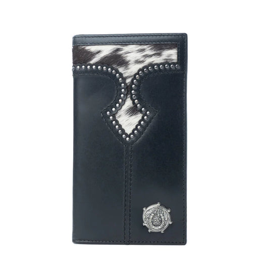Frontier Hair on Cowhide Bi-Fold Wallet