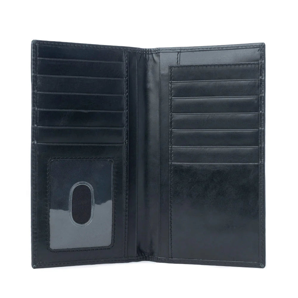 Frontier Hair on Cowhide Bi-Fold Wallet