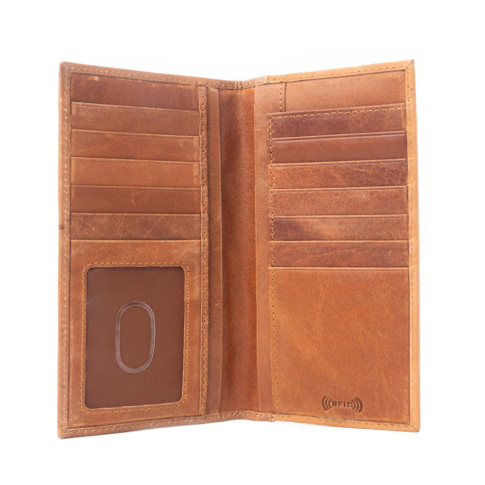 Sheriff's Crest Hand Tooled Bi-Fold Wallet