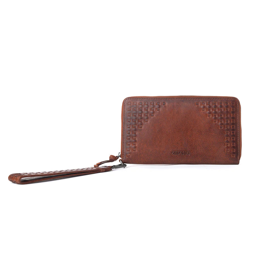 Santa Fe Leather Wristlet Wallet