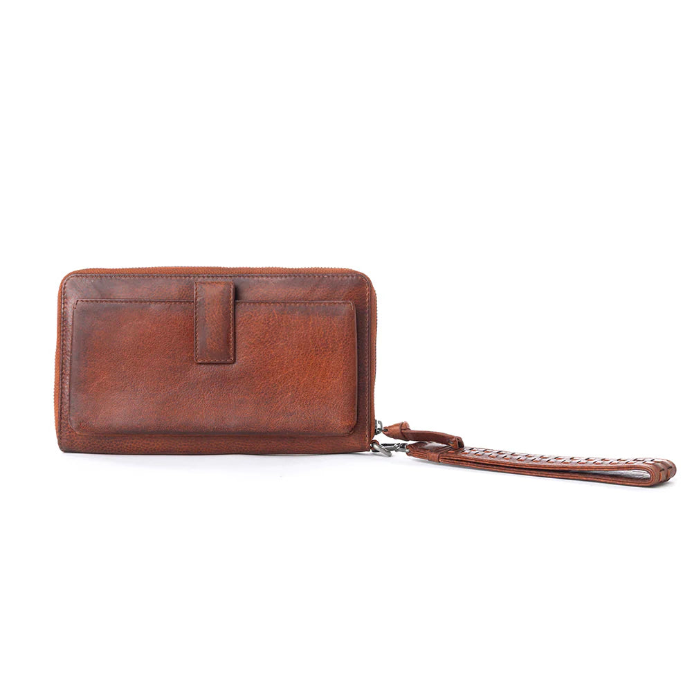 Santa Fe Leather Wristlet Wallet