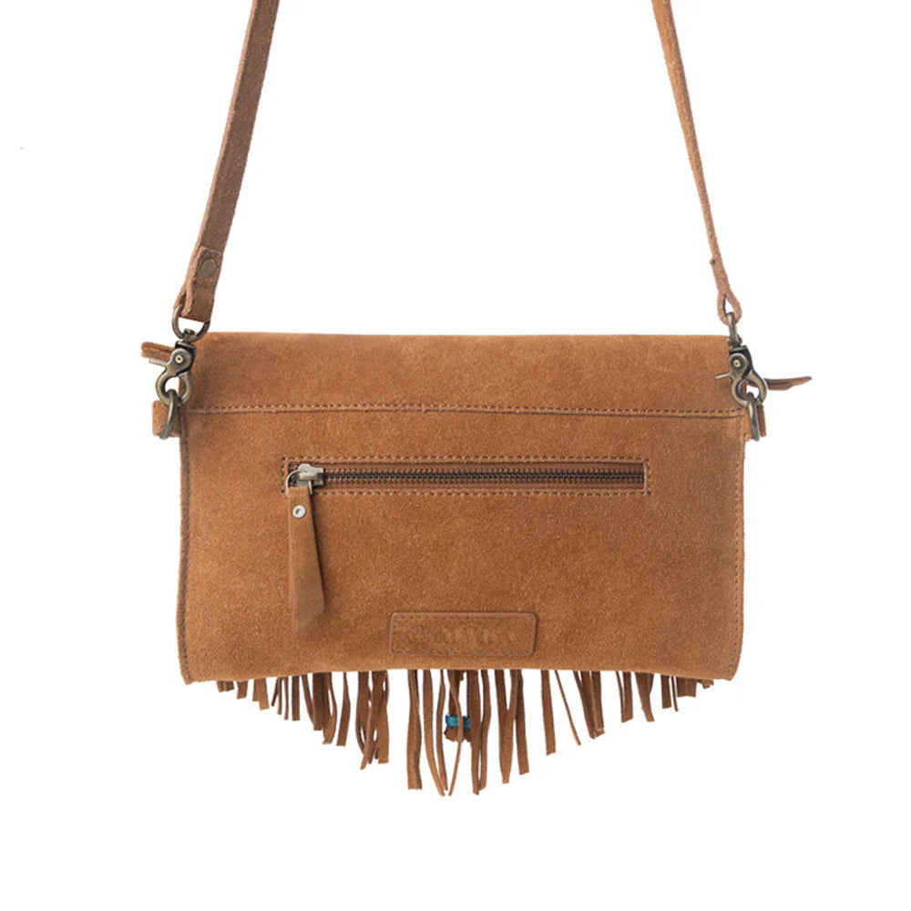 Purse Texas Mist Fringed Crossbody