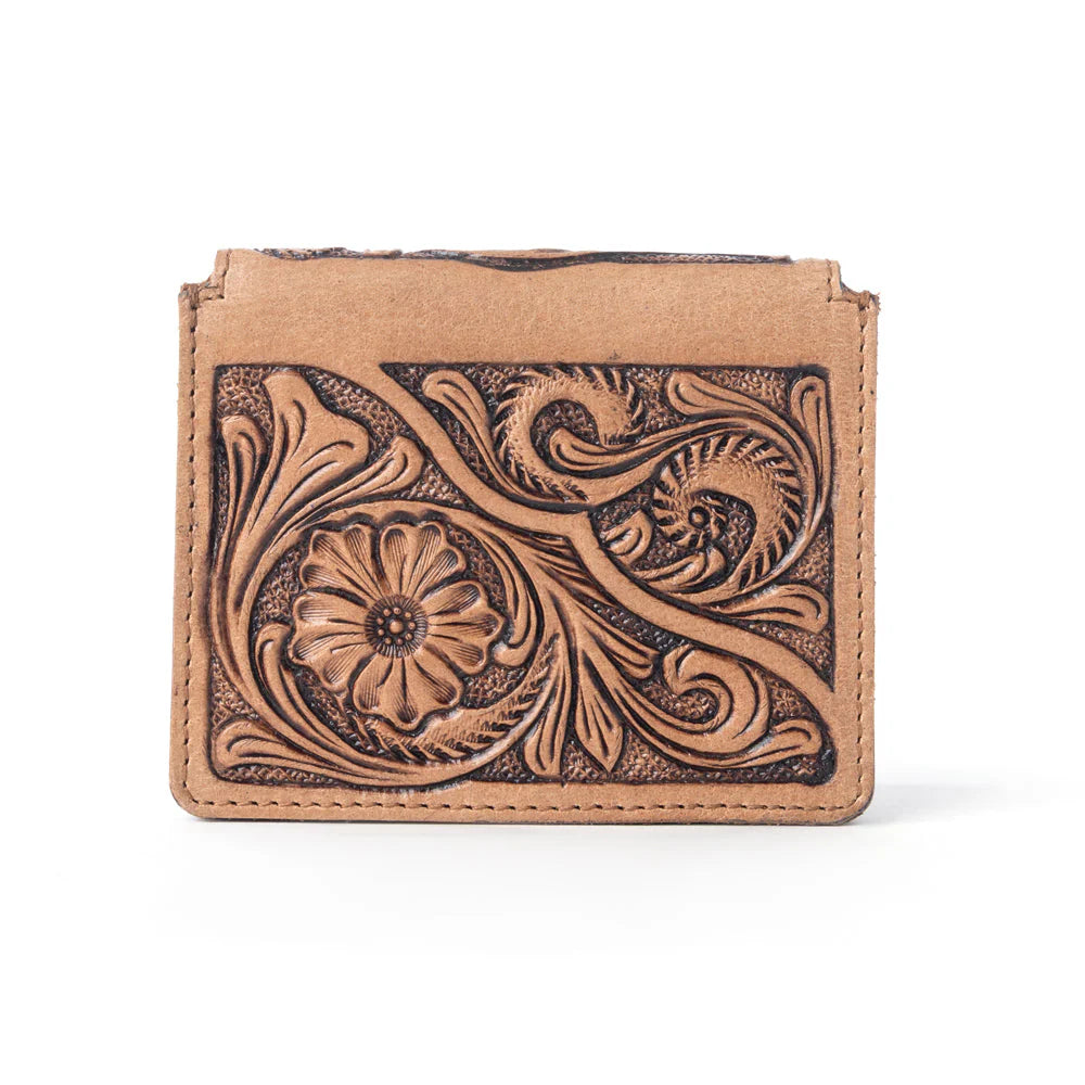 Wallet Azura Bloom Hand Tooled Myra
