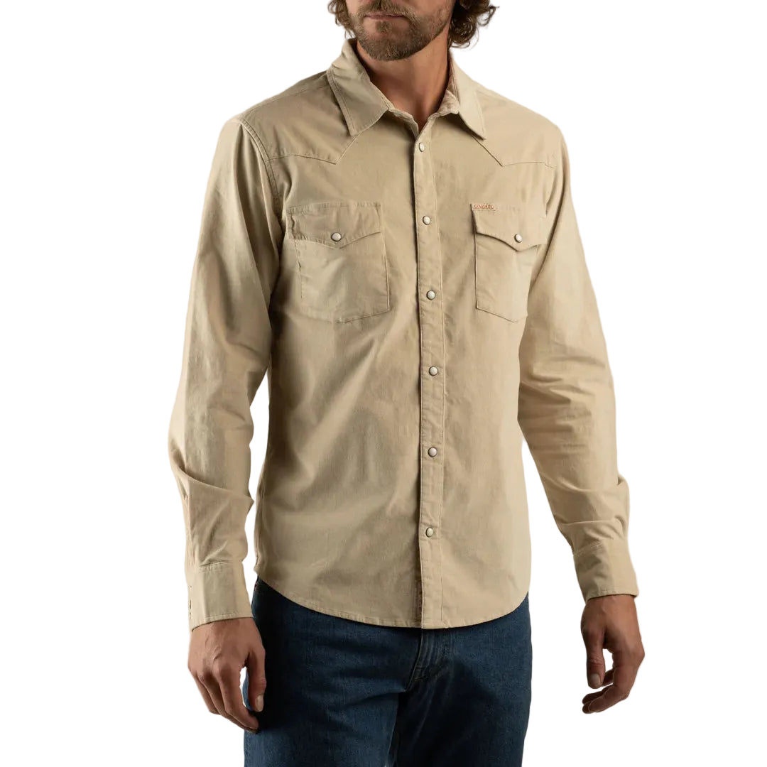 Pearl Snap Men's Wyatt Corduroy Sendero