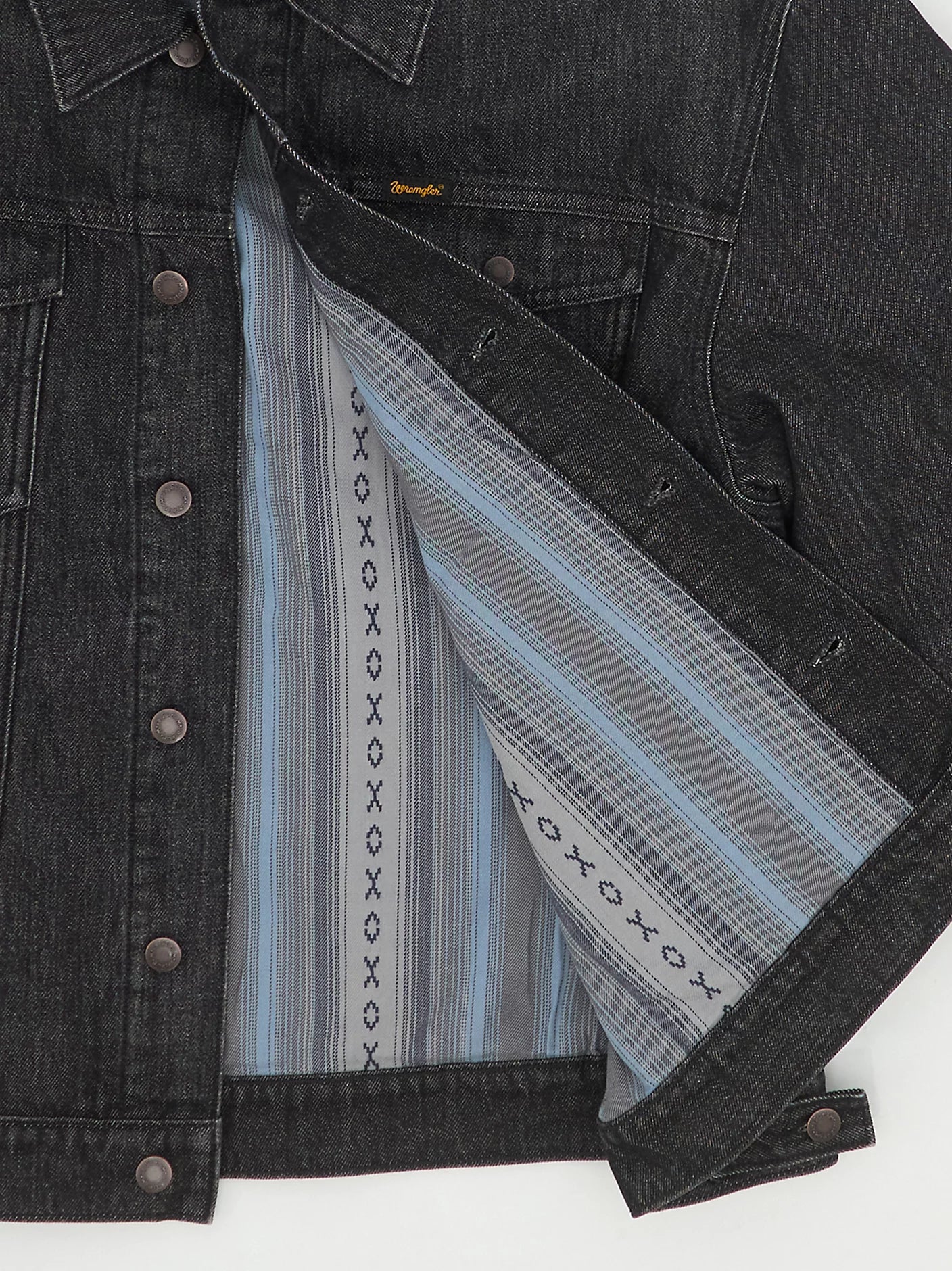 Jacket Men's Denim Flannel Lined Wrangler