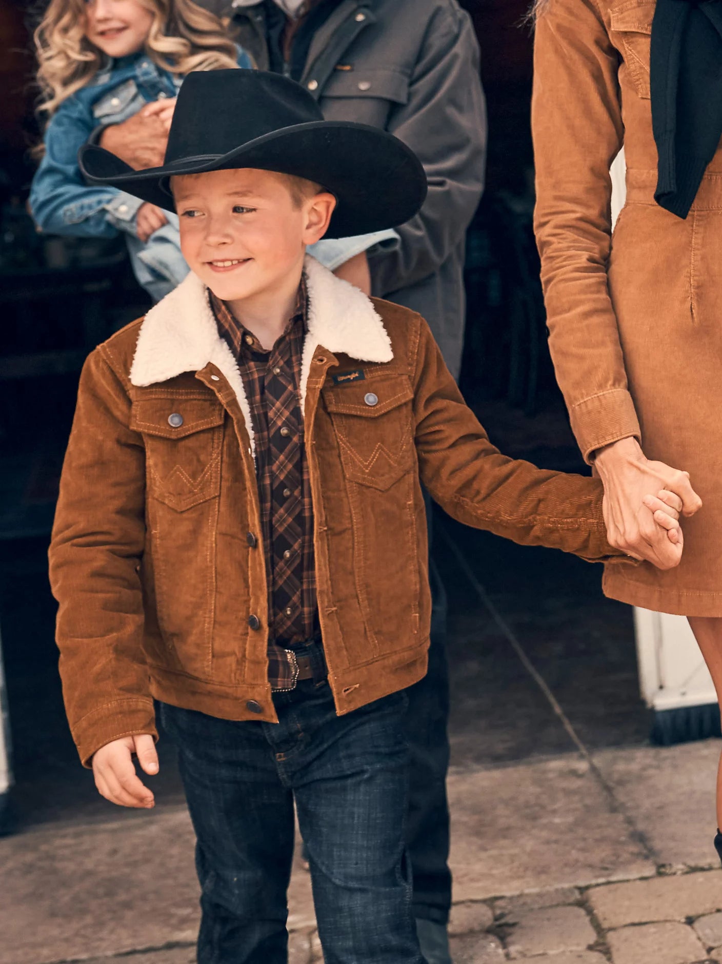 Jacket Boy's Cowboy Cut Sherpa Corduroy Wrangler