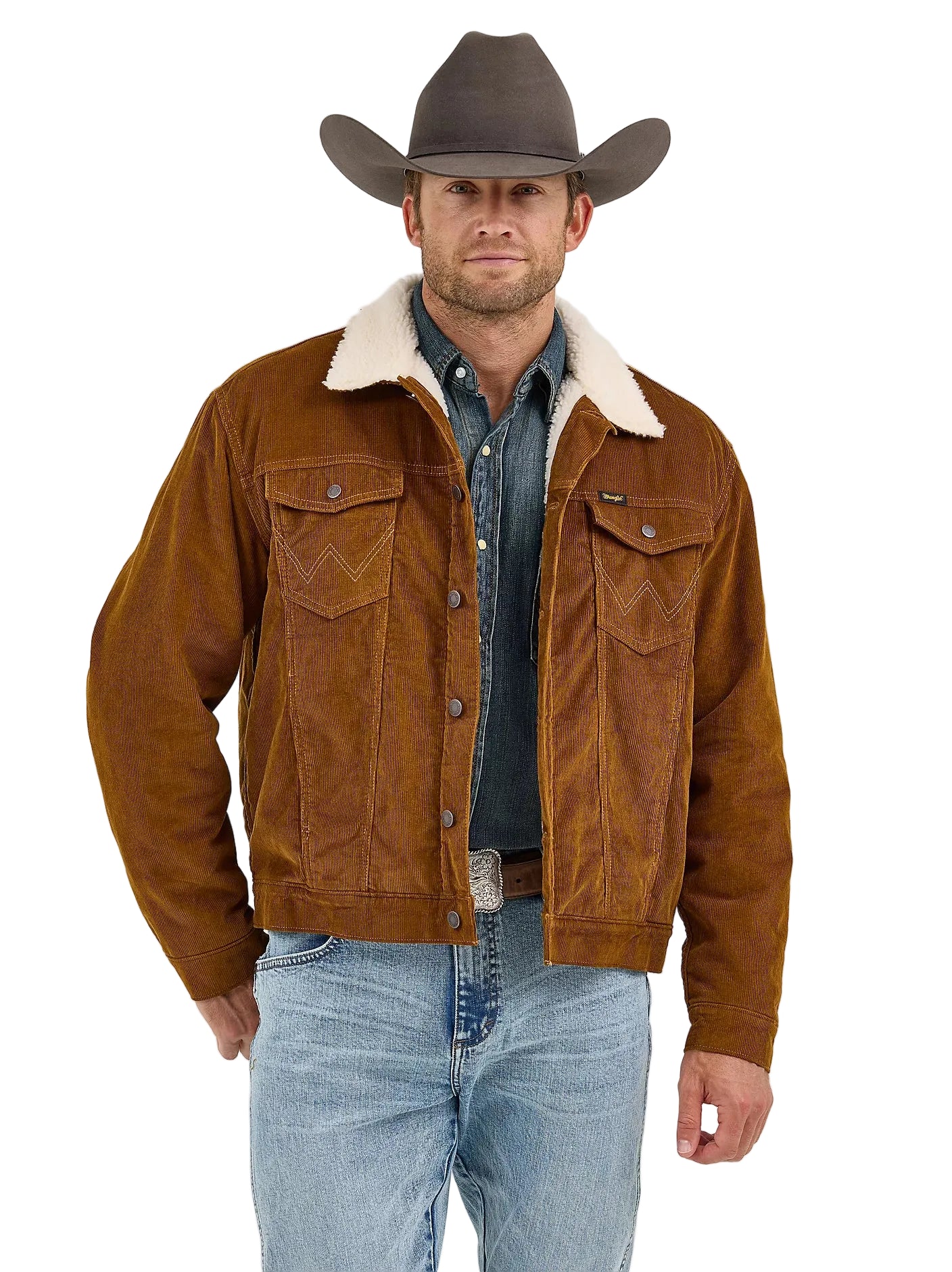 Jacket Men's Sherpa Lined Corduroy Wrangler