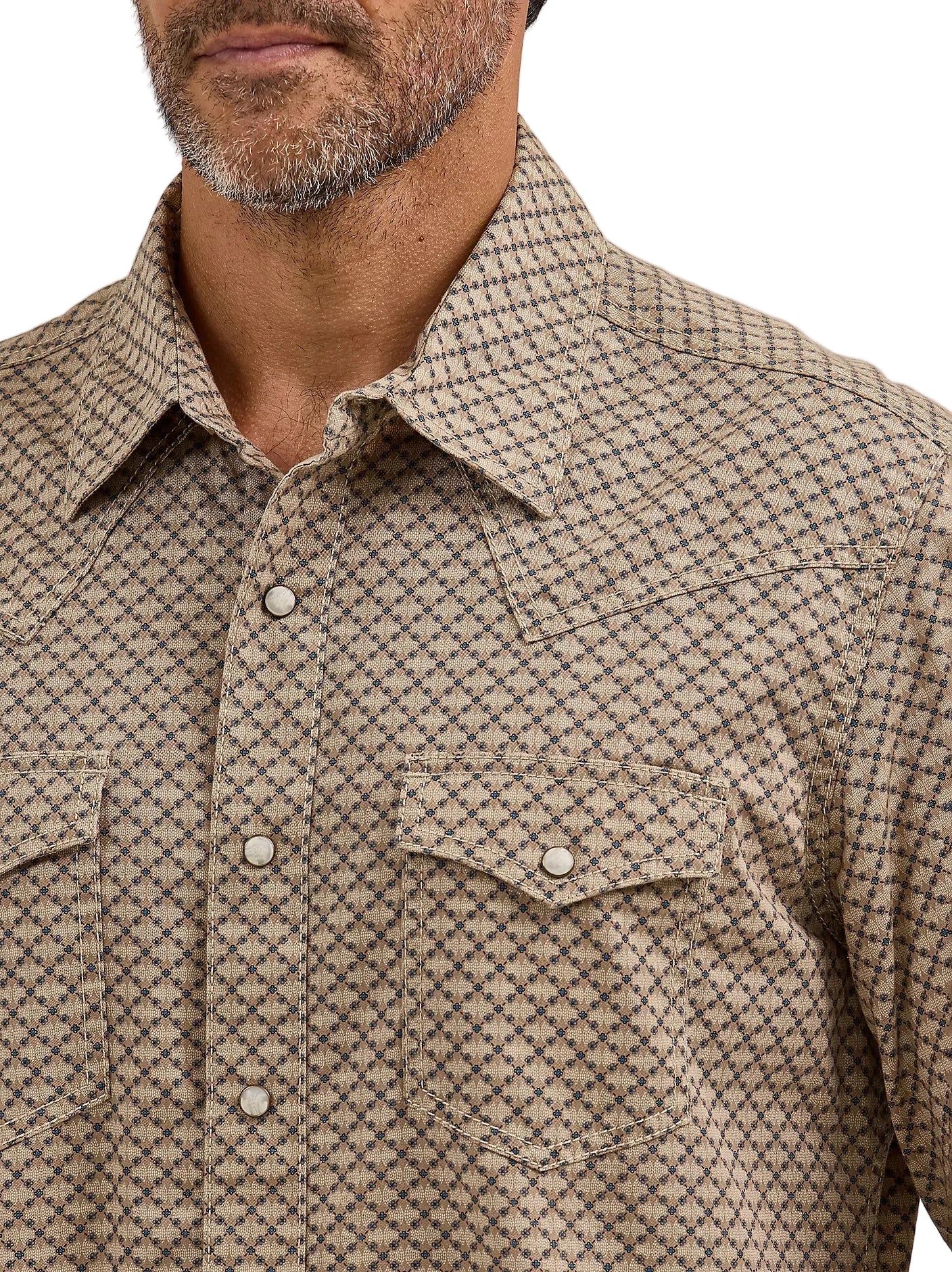 Pearl Snap Men's Retro Scale Wrangler