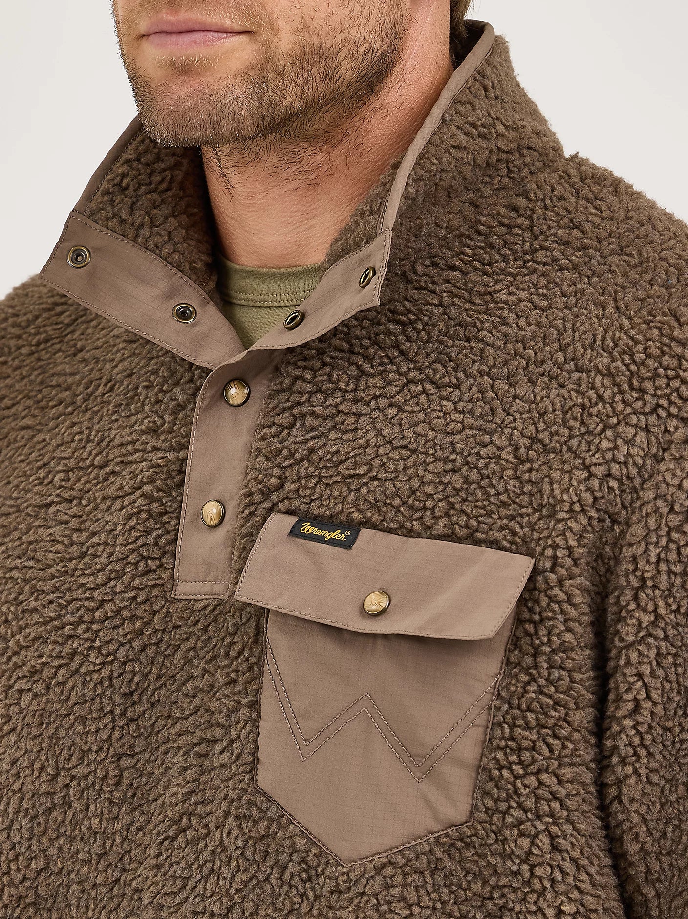 Quarter Snap Sherpa Pullover Wrangler