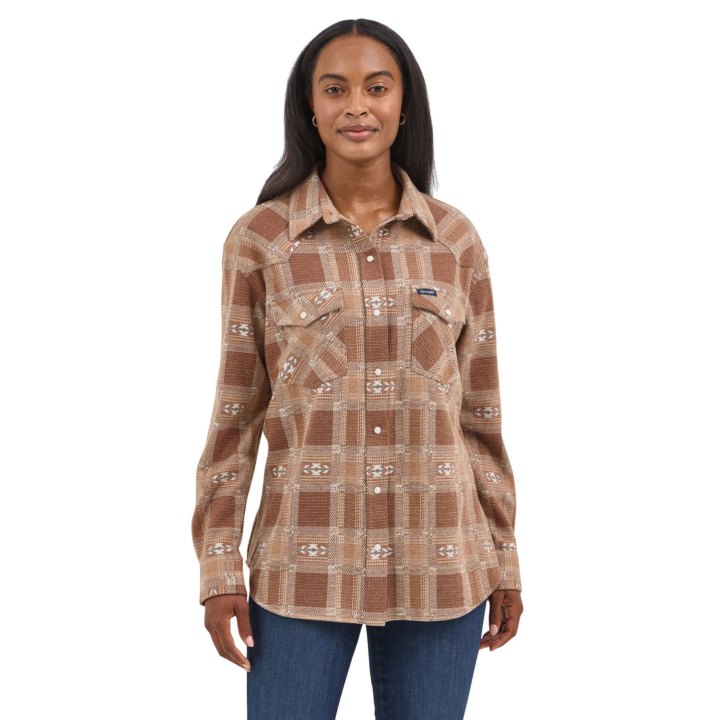 Shacket Women's Unlined Plaid Wrangler