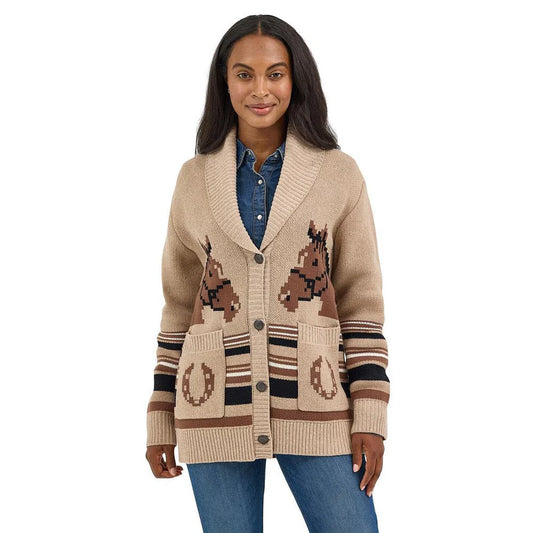Women's Horseshoe Cardigan Wrangler
