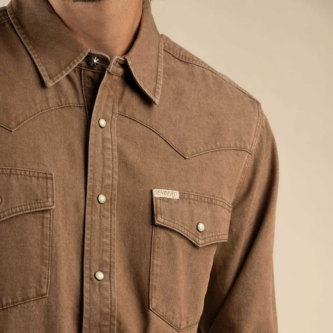 Pearl Snap Men's Wyatt Sendero