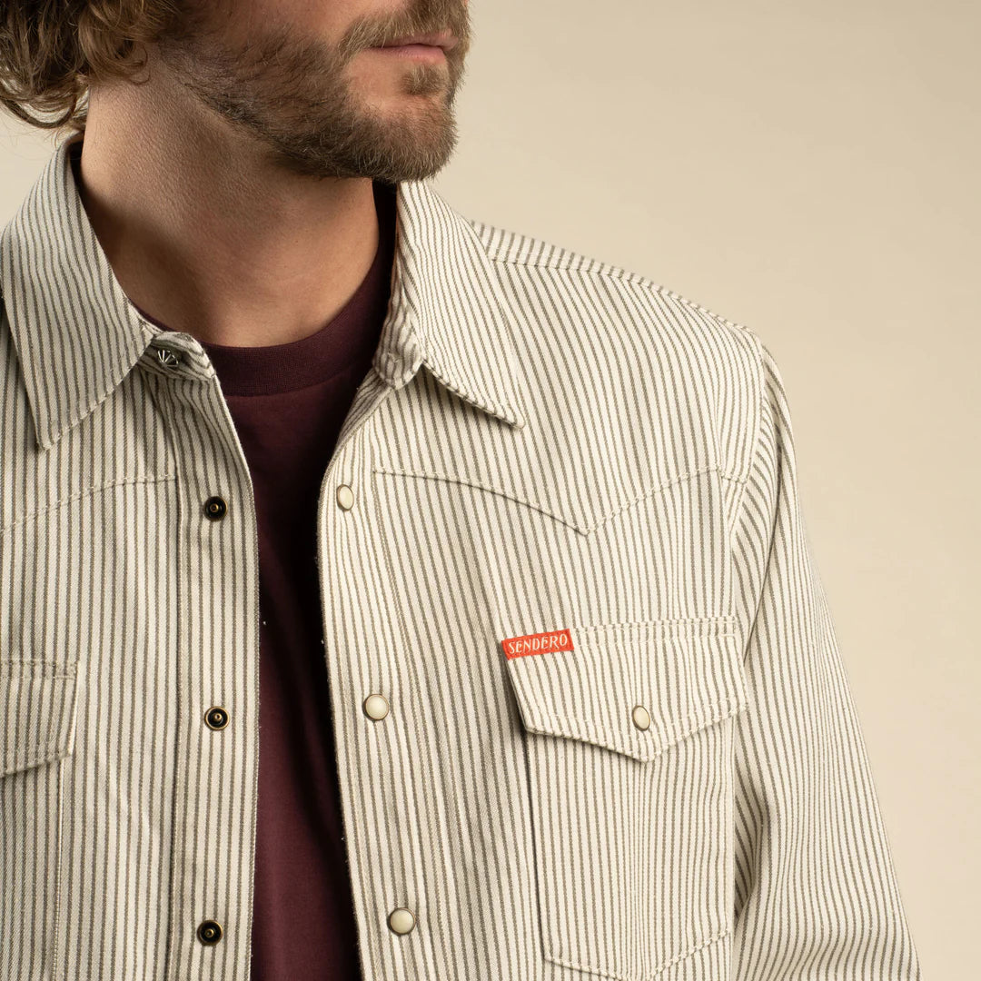 Pearl Snap Men's Wyatt Sendero