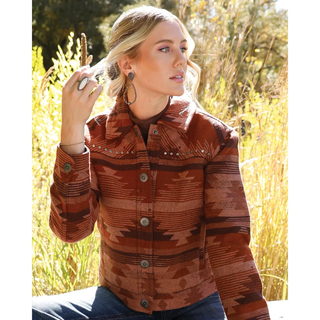 Women's Aztec Shacket Cruel Denim