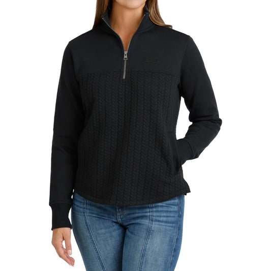 Pullover Women's 1/4 Zip Cinch
