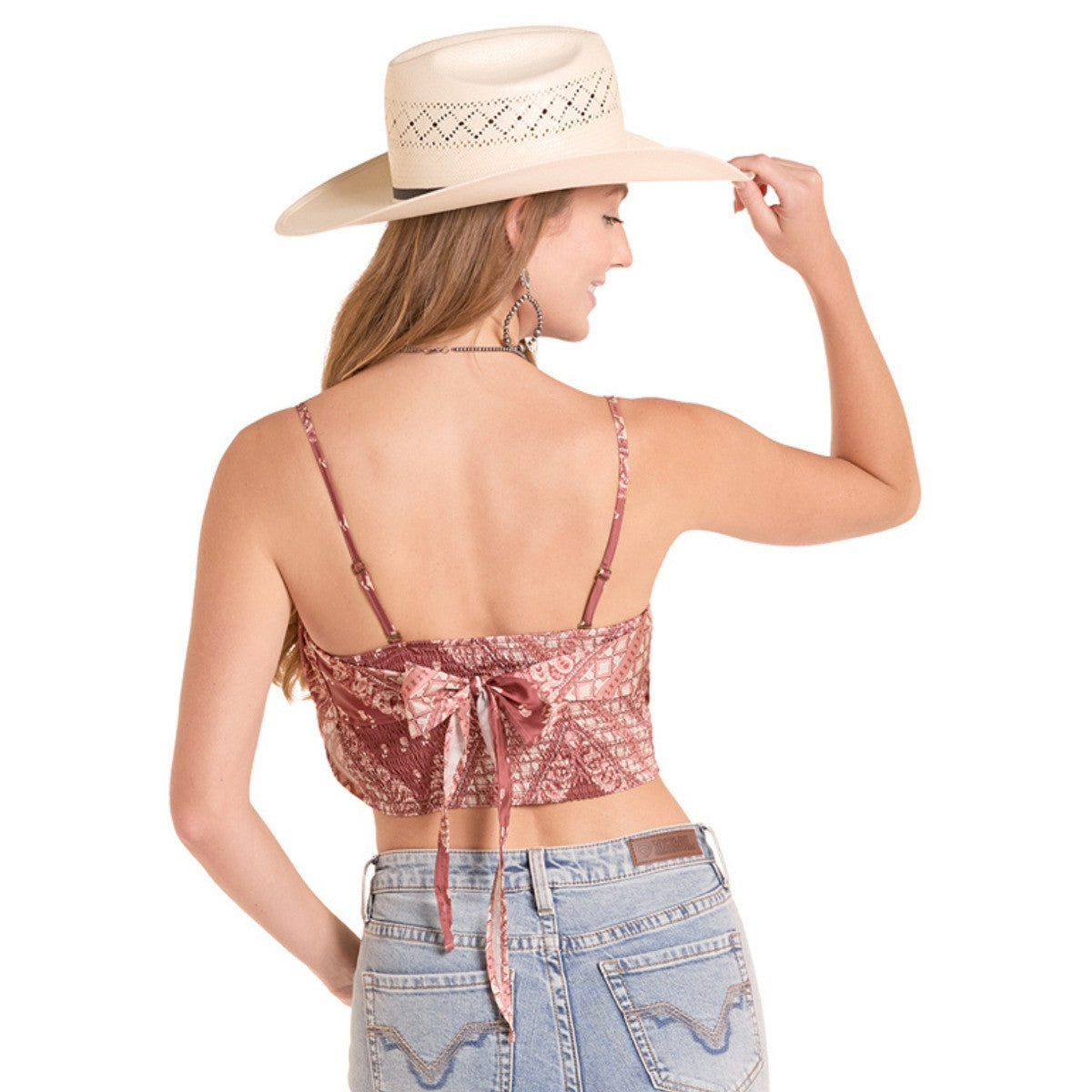 Women's Bandana Tank Top Rock & Roll Denim
