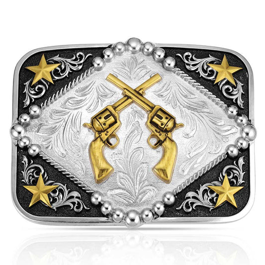 Buckle Six Shooter Montana Silversmith