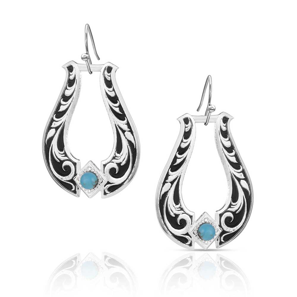 Turquoise Trail Earrings - Montana Silversmith