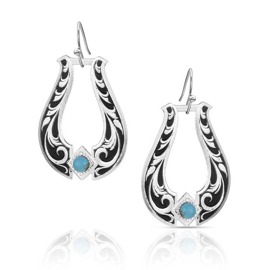 Turquoise Trail Earrings - Montana Silversmith