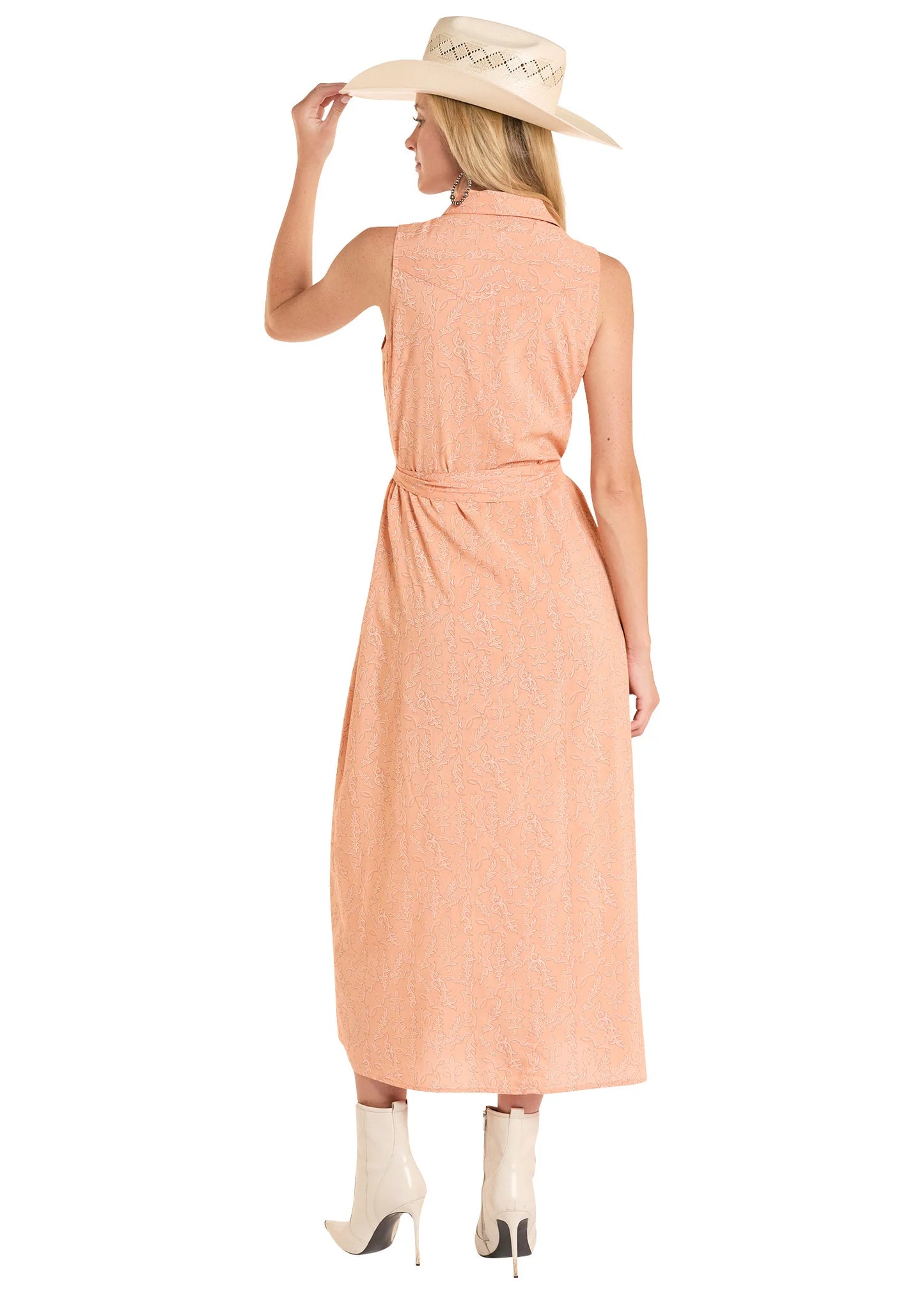 Women's Boot Stitch Print Dress/Duster Panhandle Slim