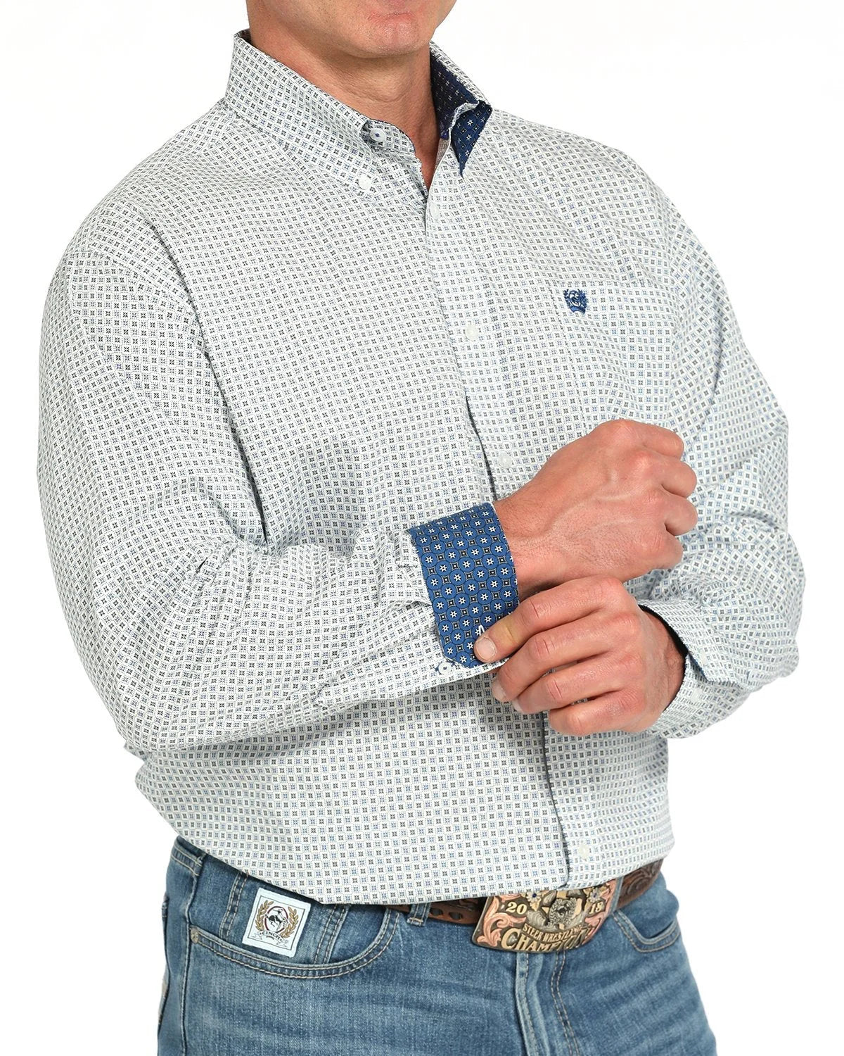 Button Down Men's Classic Fit Cinch