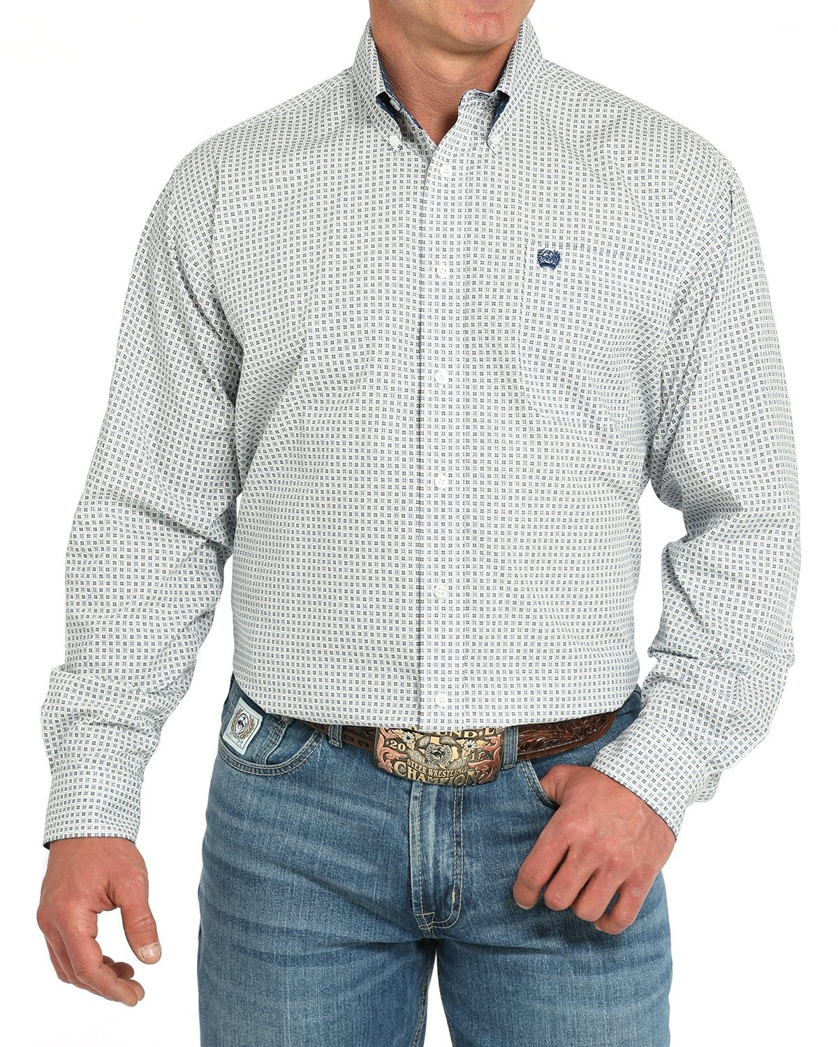 Button Down Men's Classic Fit Cinch