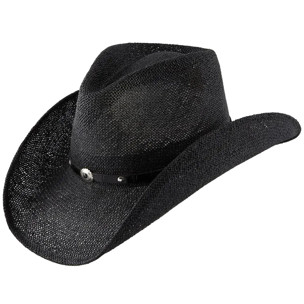 Cowboy Hat Onyx Straw Stetson